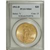 Image 1 : 1911-D $20 MS64 PCGS.