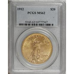 1912 $20 MS62 PCGS.