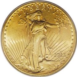 1913-S $20 MS64 PCGS.