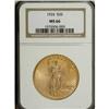 Image 1 : 1924 $20 MS66 NGC.