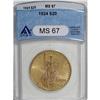 Image 1 : 1924 $20 MS67 ANACS.