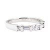 Image 1 : 0.40 ctw Diamond Ring - 14KT White Gold