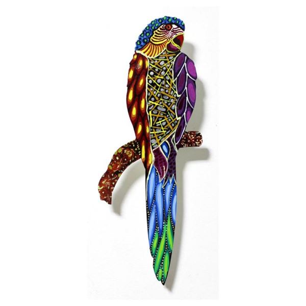 Patricia Govezensky, "Moment of Peace VII" Original Painting on Laser Cut Steel