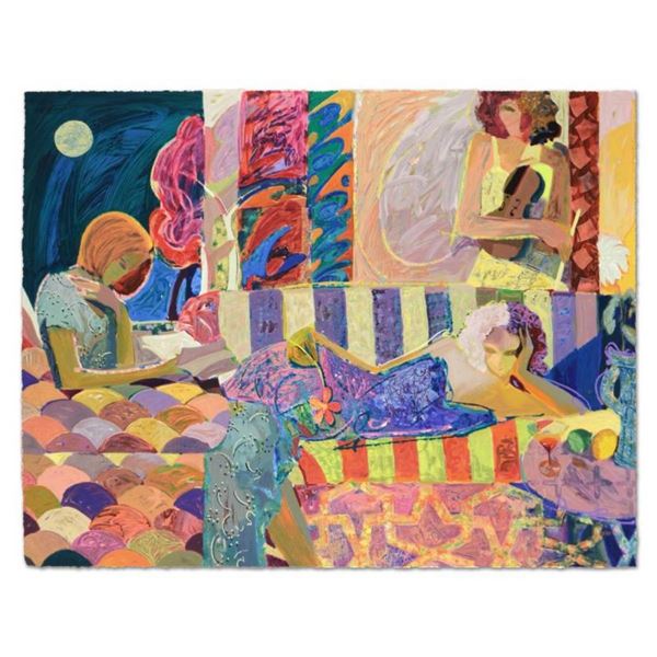 Sabzi, "Summer Evening" Limited Edition Hand Embellished, Numbered and Hand Sign