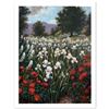 Image 1 : "Irises In A Meadow" Limited Edition Giclee (34" x 44") by Brian Davis, Numbered