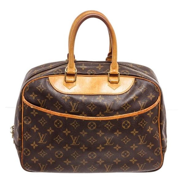 Louis Vuitton Brown Monogram Deauville Satchel bag