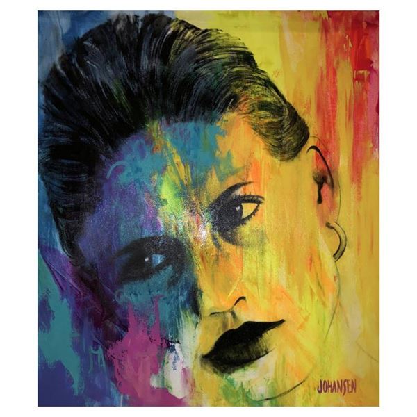 Jay Johansen, "Patience" Hand Signed Original Painting on Canvas with COA.