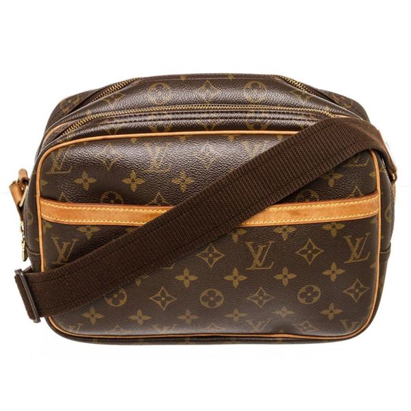 Louis Vuitton Monogram Canvas Leather Saumur 28 Bag