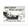 Image 1 : "What's Up Doc, Bugs Bunny" Limited Edition Giclee from Warner Bros., Numbered w