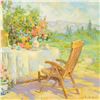Image 2 : Sasha Yutkin, "Hot Summer Day" Original Oil Painting on Canvas, Hand Signed with