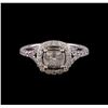 Image 2 : 1.23 ctw Diamond Ring - 14KT White Gold