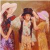 Image 2 : Pino (1939-2010), "Dress Up" Artist Embellished Limited Edition on Canvas, AP Nu