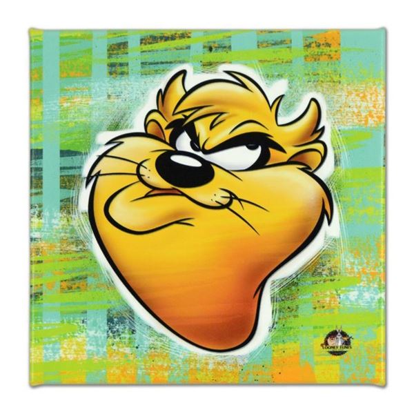 Looney Tunes, "Taz" Numbered Limited Edition on Canvas with COA. This piece come