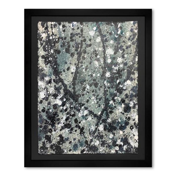 Wyland, "Splash 7" Framed Original Watercolor Painting, Hand Signed with Letter