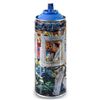 Image 1 : Mr. Brainwash, "Wall Frame (Cyan)" Limited Edition Hand Painted Spray Can, Numbe