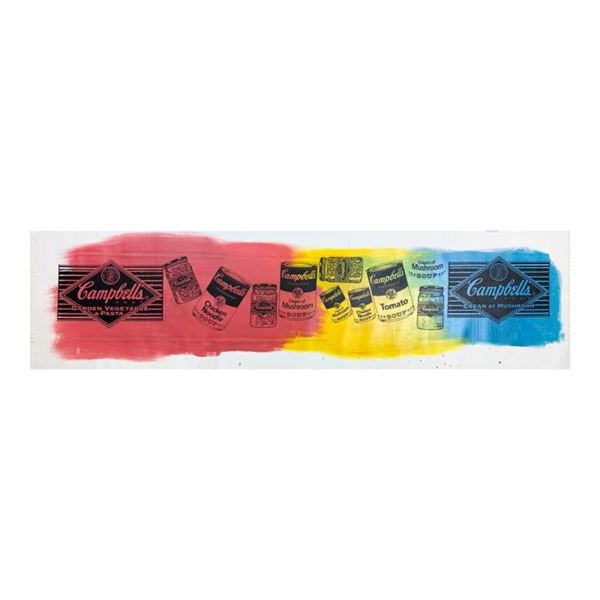 Steve Kaufman (1960-2010), "Campbell's Soup" Hand Signed and Numbered Limited Ed