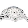 Image 3 : Rolex Mens Stainless Steel Silver Index Diamond 36MM Datejust Wristwatch
