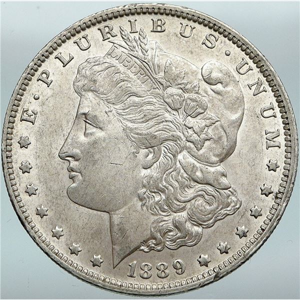 1889/morgan united states america eagle silver coin