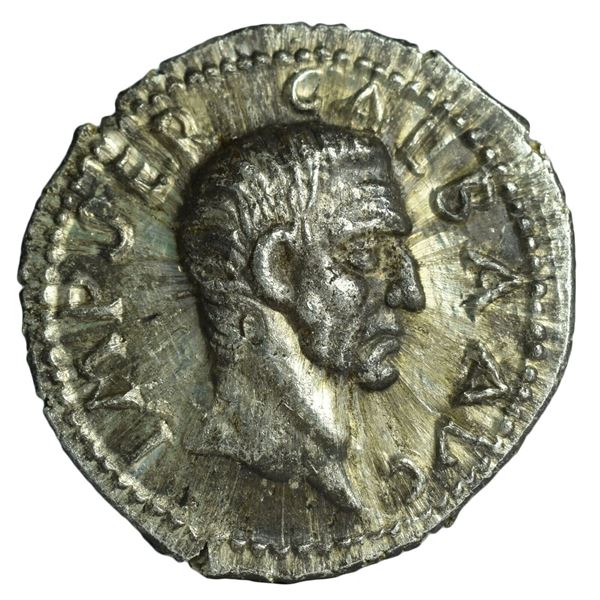 68/69 AD roman empire galba spqr denarius silver coin