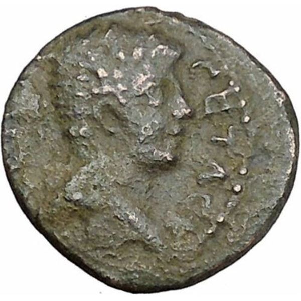 198 AD roman geta marcianopolis tripod bronze coin