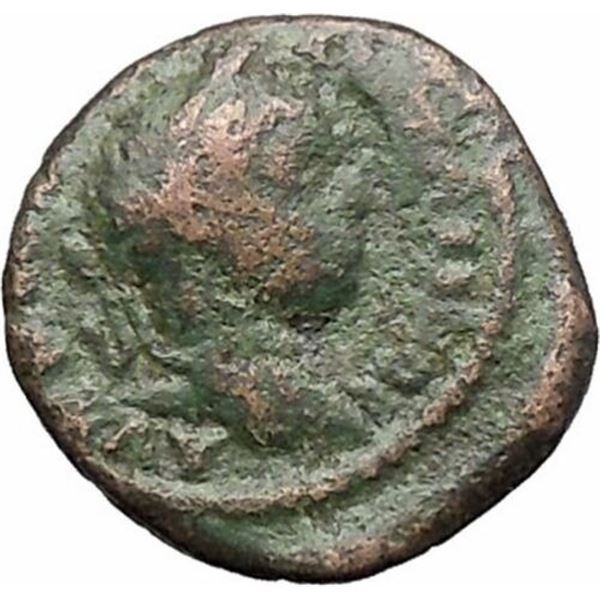 218/222 AD roman empire elagabalus marcianopolis ancient bronze coin
