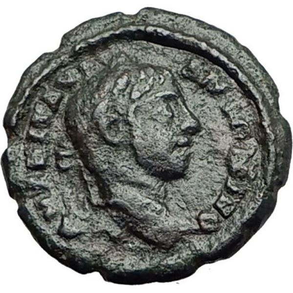 218/222 AD roman empire elagabalus marcianopolis ancient bronze coin