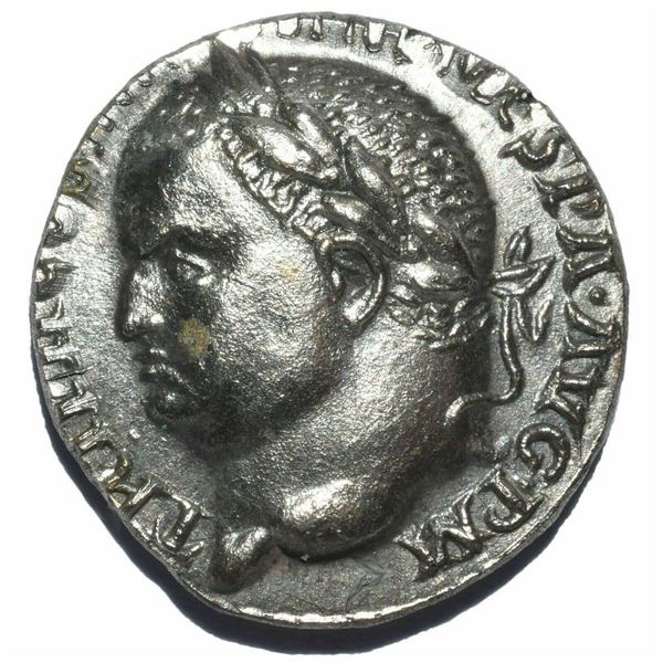 71 AD roman empire vespasian titus denarius silver coin