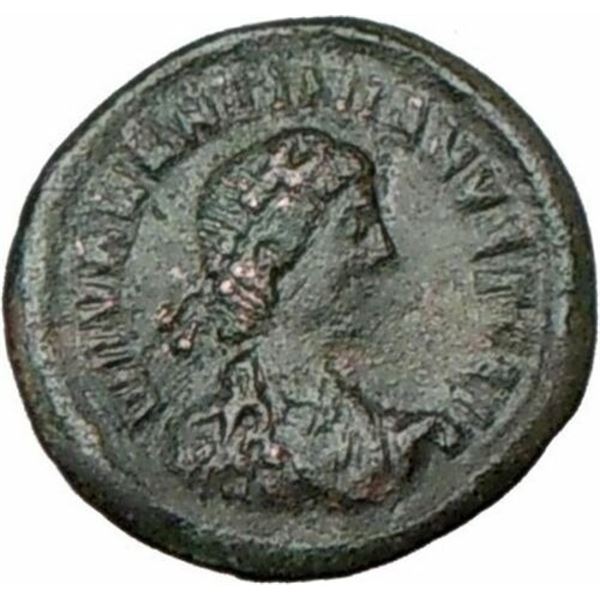 375/392 AD roman empire valentinian ll ancient bronze coin