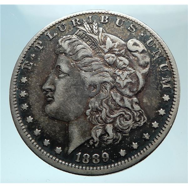 1889/morgan united states america eagle silver coin
