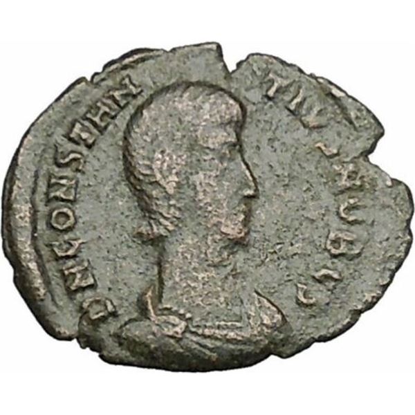 351/354 AD roman constantius gallus ancient bronze coin