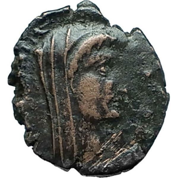 342 AD roman empire divus constantine l bronze coin