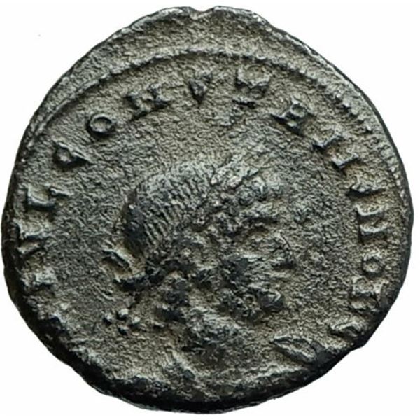 337/350 AD roman constans constantine bronze coin