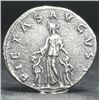 Image 2 : 112 AD roman empire denarius matidia silver coin