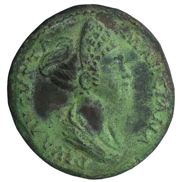 112 AD roman empire diva marciana bronze coin
