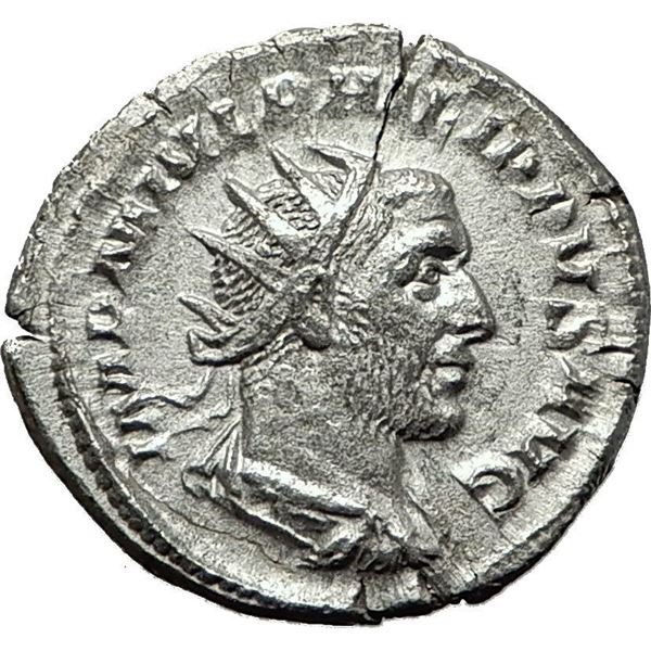 244/249 AD roman philip arab ancient silver antoninianus coin