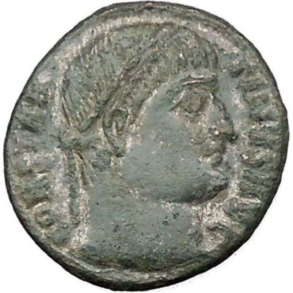 307/337 AD roman empire constantine l silver bronze coin