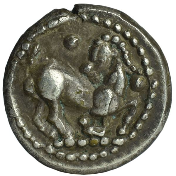 485 BC greek krestones tribe tetrobol silver coin