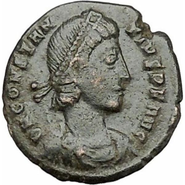 337/361 AD roman constantius ll constantine bronze coin