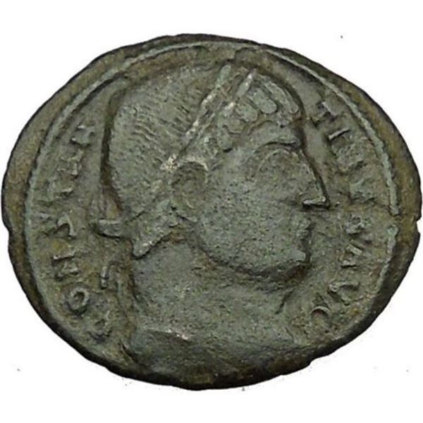 307/337 AD roman constantine l ancient silver bronze coin