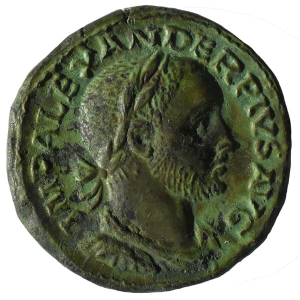 231/325 AD roman empire sestertius severus alexander copper coin