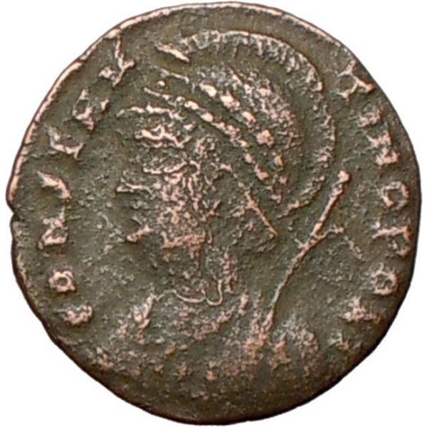 307/337 AD roman constantine l constantinople bronze coin