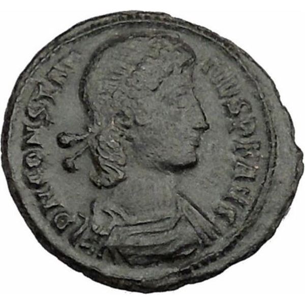 337/361 AD roman constantius ll constantine bronze coin