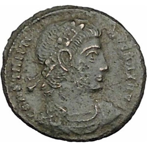 337/340 AD roman empire constantine ll constantine bronze coin