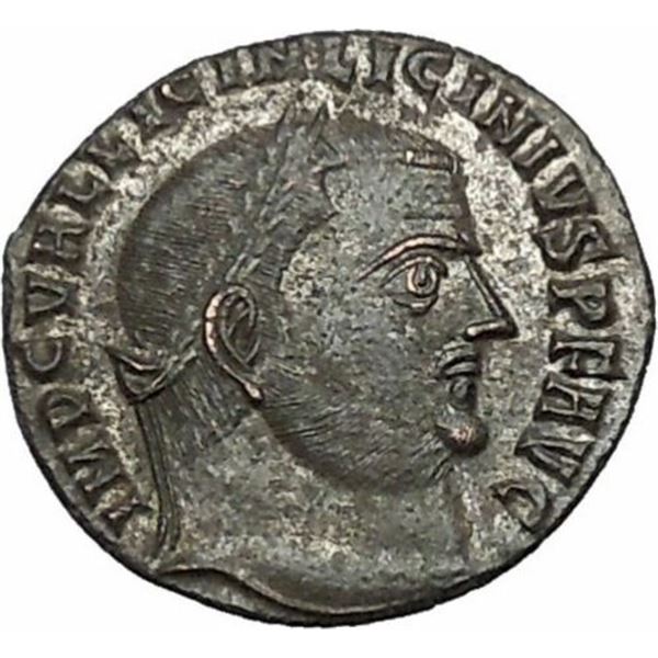 308/324 AD roman empire licinius l constantine silver bronze coin