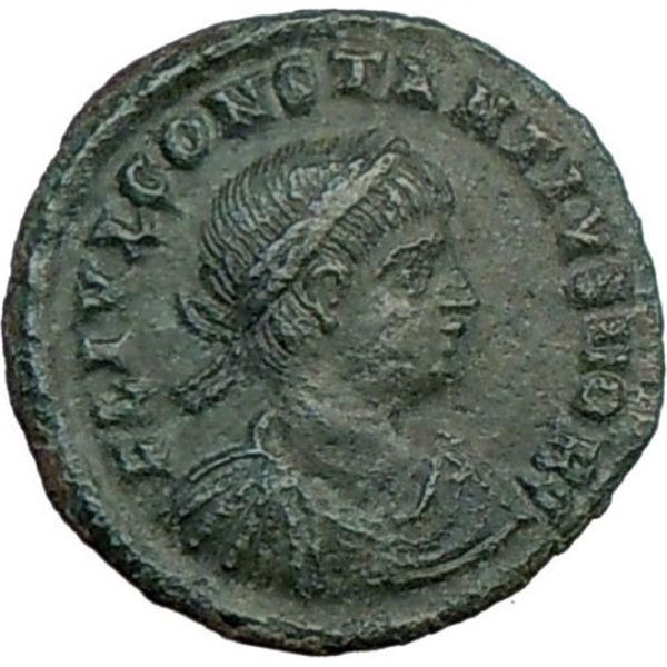 337/361 AD roman empire constantius ll constantine bronze coin
