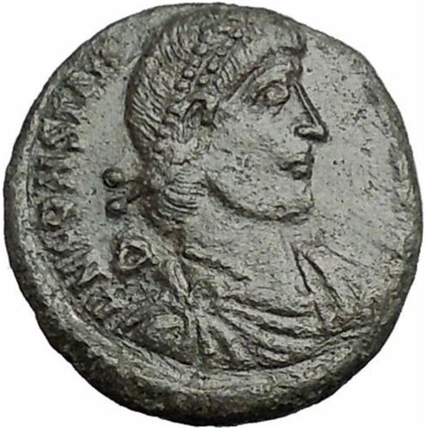 337/361 AD roman constantius ll constantine bronze coin
