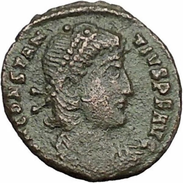 337/361 AD roman empire constantius ll constantine bronze coin