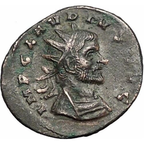 268/270 AD roman claudius ll gothicus bronze antoninianus coin