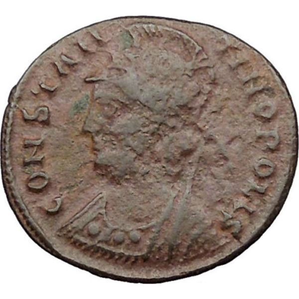 307/337 AD roman constantine constantinople bronze coin