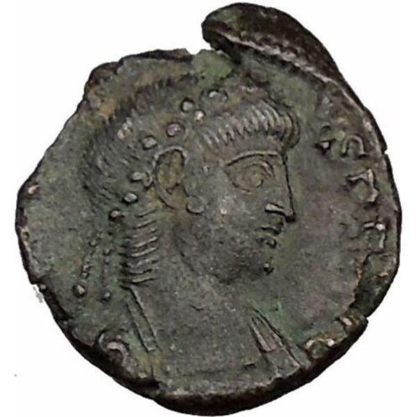 337/350 AD roman constans gay constantine bronze coin